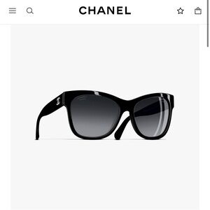 Chanel 5380 Sunglasses with Quilted back Case and cleaning cloth